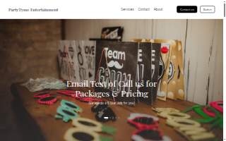 Party Tyme Entertainment of Elkridge website