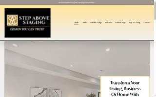 Step Above Staging of Elkridge website