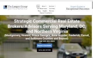 The Langert Commercial Group- Commercial Real Estate Brokers/Advisors website