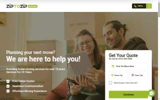 Zip To Zip Moving of Elkridge website