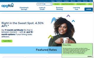 APGFCU - Elkton Branch website