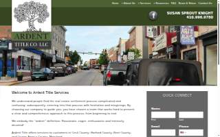 Ardent Title Co website