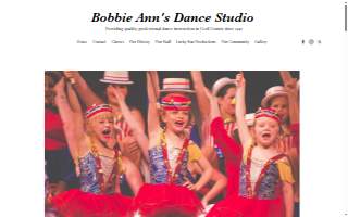 Bobbie Ann's Dance Studio website