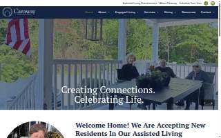 Caraway Assisted Living website