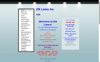 Elk Lanes Inc website