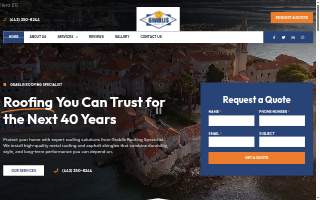 Grablis Roofing Specialist website