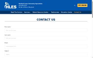 Harford Lower Extremity Specialists website