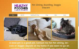 Healthy Pooches website