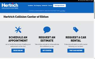 Hertrich Collision Center of Elkton website