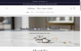 Millstone Jewelers website