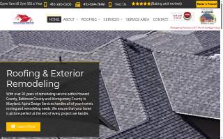 Alpha Design Services website