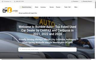 Bumble Auto Service Center website