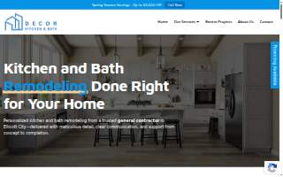 Decor Kitchen & Bath website