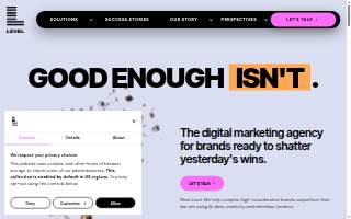 Level Agency of Ellicott City website