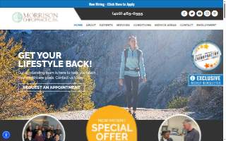 Morrison Chiropractic of Ellicott City website