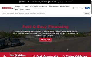 National Motors of Ellicott City website