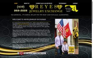 Reyes Jewelry Exchange of Ellicott City website