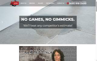 Anchor Waterproofing of Essex website