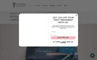 Charm Medical Aesthetics and Weight Loss website