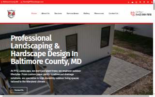 PTG Landscape & Hardscape of Essex website