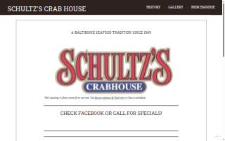 Schultz's Crab House website