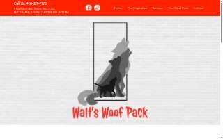 Walts Woof Pack of Middle River website
