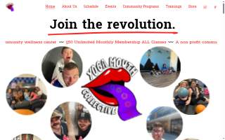 Yoga Mouth Studio website