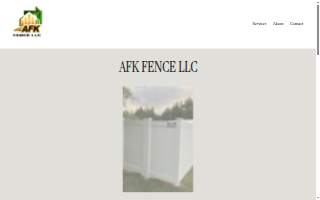 AFK Fence LLC of Fort Washington website