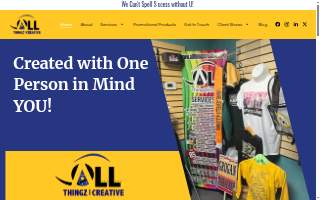 Allthingz Creative Printing & Graphics of Clinton website