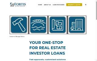 Fortis Mortgage of Fort Washington website