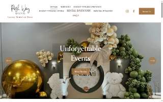 Posh Way Events - Luxury Rentals & Decor of Fort Washington website