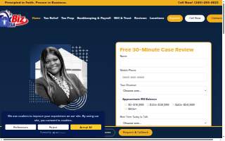 TaxBiz USA website