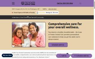 Tender Dental Care of Fort Washington website