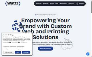 Wattz Web Design & Marketing of Fort Washington website