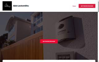 Able Locksmiths, LLC website