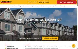 CertaPro Painters of Frederick, MD website
