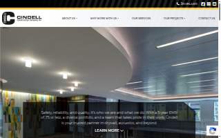 Cindell Construction Co Inc. website
