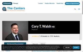 Cory Walsh, MD website