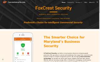 FoxCrest Security website