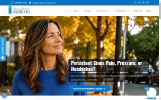 Frederick Breathe Free Sinus & Allergy Centers website