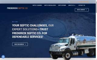 Frederick Septic website