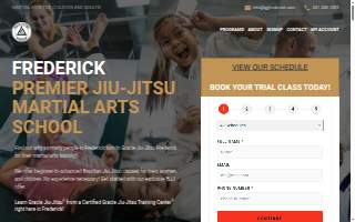 Gracie Jiu-Jitsu Frederick website