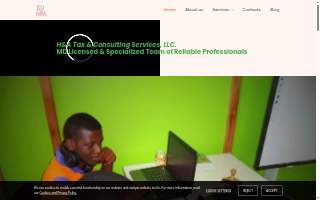 H&A Tax and Consulting Services website