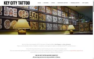 Key City Tattoo website