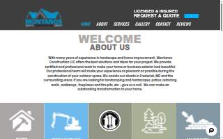 Montanos Construction LLC of Ballenger Creek website