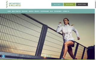 Orthopedic & Wellness website
