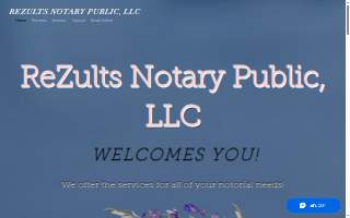 ReZults Notary Public of Frederick website