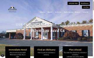 Stauffer Funeral Home of Frederick website