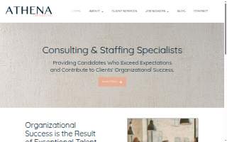 Athena Consulting LLC website