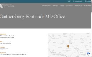 Counselors Title LLC website